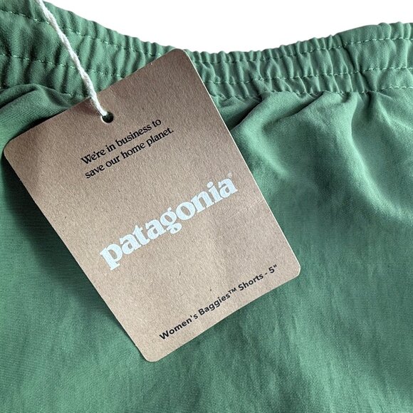 New NWT Patagonia Baggies Shorts, Olive Green. Size Women's XXL.  Terrain Green - Picture 4 of 11